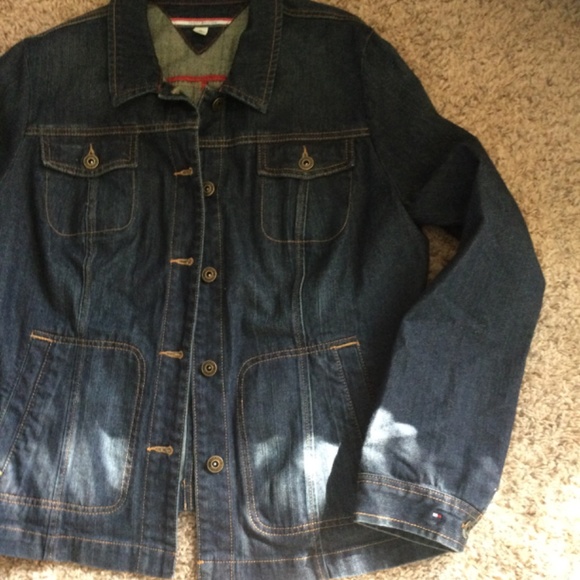 Tommy Hilfiger Dark Wash Denim Jacket - Picture 6 of 13